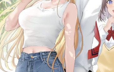 Anime, Anime Girls, Shorts, Blonde Wallpaper