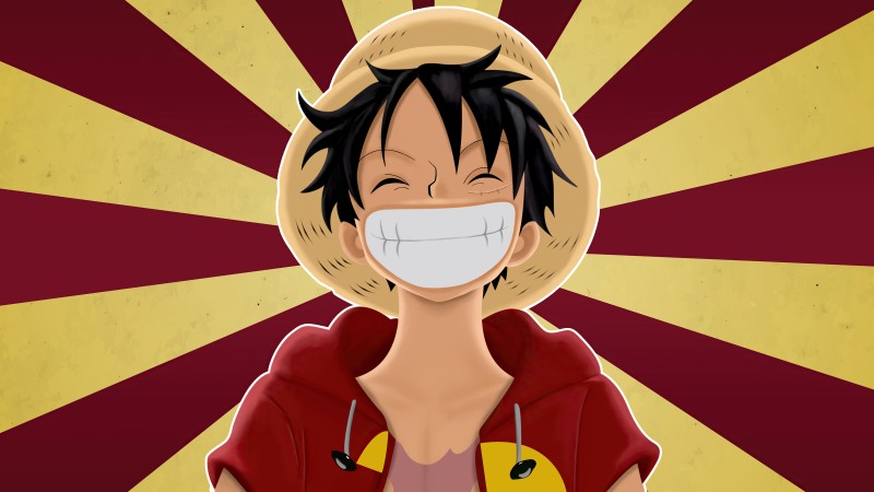 One Piece, Anime, Smiling, Monkey D. Luffy, Straw Hat Wallpaper