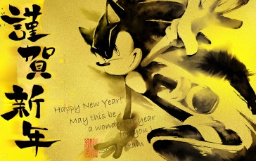 Yui Karasuno, Anthro, Sonic, Sonic the Hedgehog Wallpaper