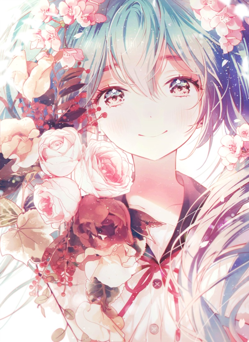 Sakura Miku, Anime Girls, Hatsune Miku, Pixiv Wallpaper