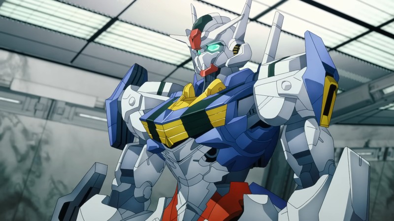 Anime, Anime Screenshot, Gundam, Mechs, Mobile Suit Gundam THE WITCH FROM MERCURY, Gundam Aerial Wallpaper