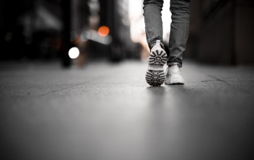 Men, Shoes, Walking, City Wallpaper