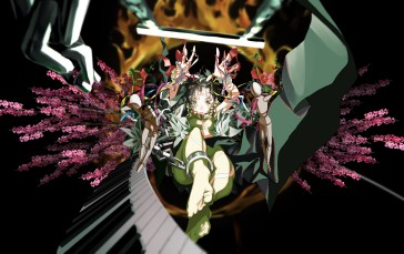 Nico Tina, Minimalism, Anime Girls, Flowers Wallpaper