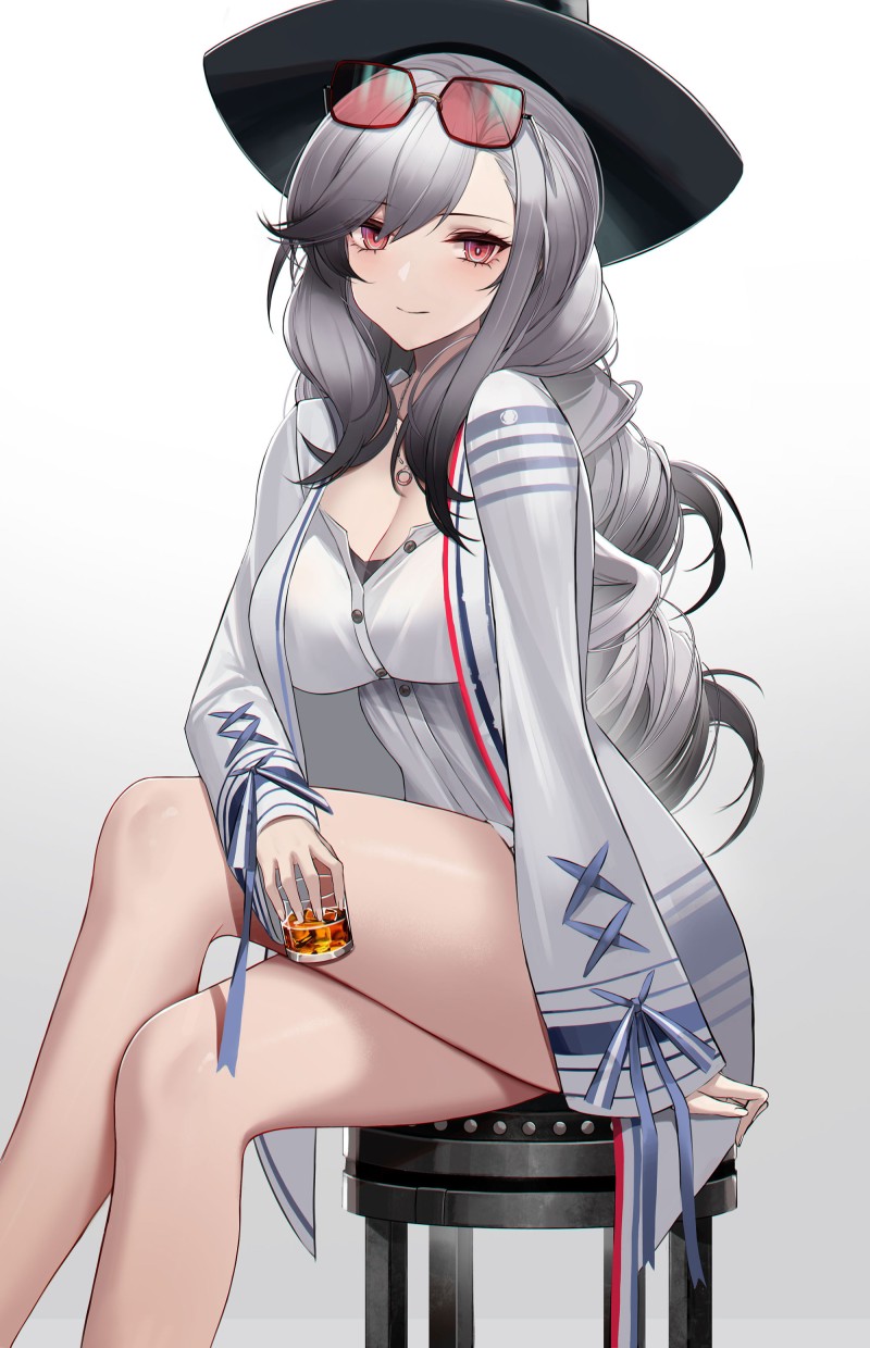 Anime, Anime Girls, Sunglasses, Hat Wallpaper