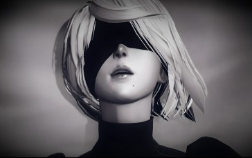 Nier: Automata, 2B (Nier: Automata), Video Game Characters, Video Game Girls, Blindfold Wallpaper