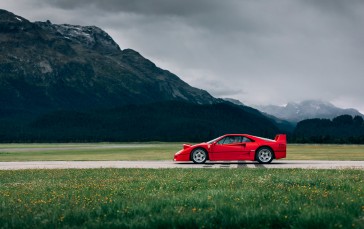 Car, Red, Ferrari, Ferrari F40 Wallpaper