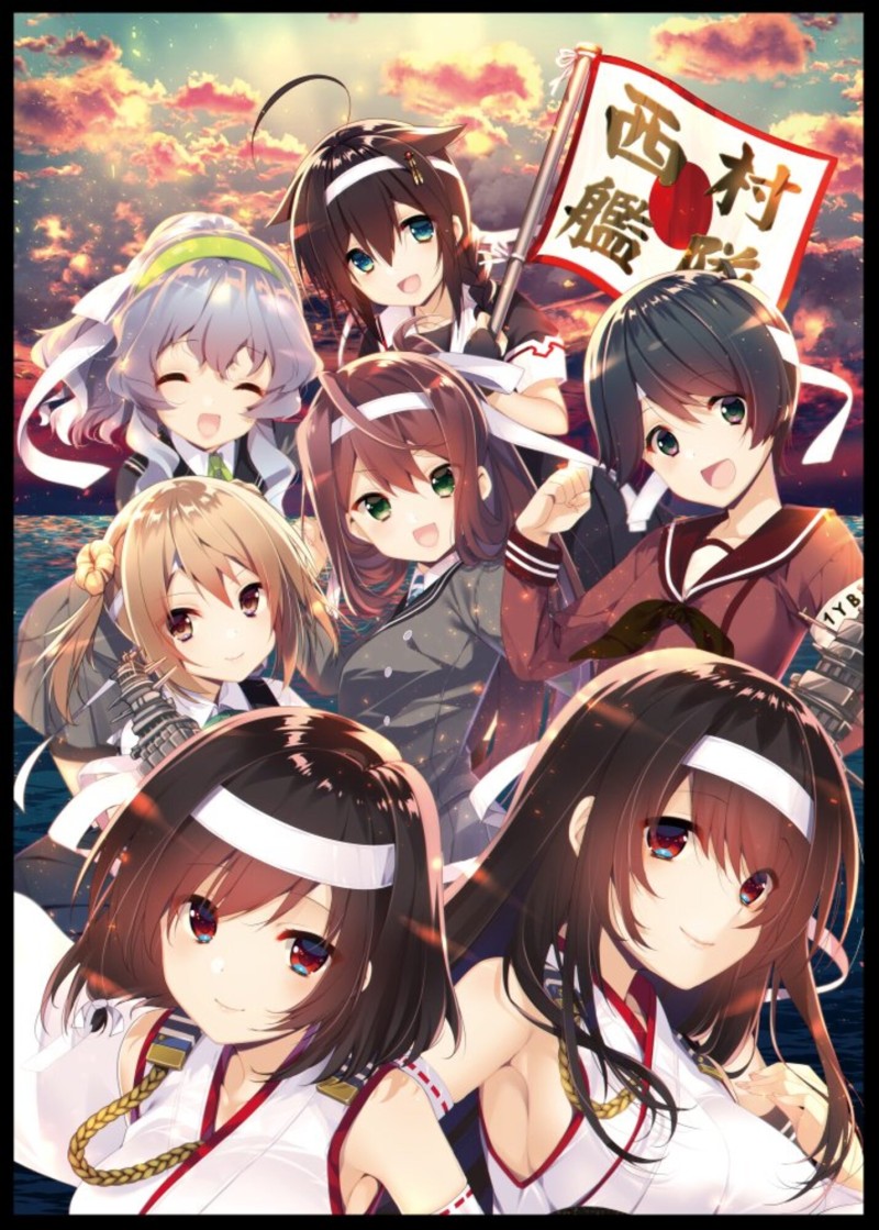 Anime, Anime Girls, Kantai Collection, Shigure (KanColle), Yamashiro (KanColle), Fusou (KanColle) Wallpaper