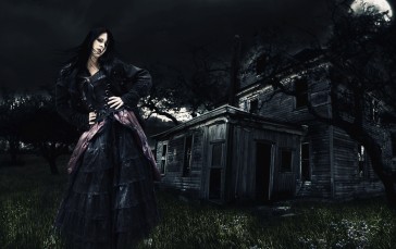 Dark, Gothic, Women Wallpaper