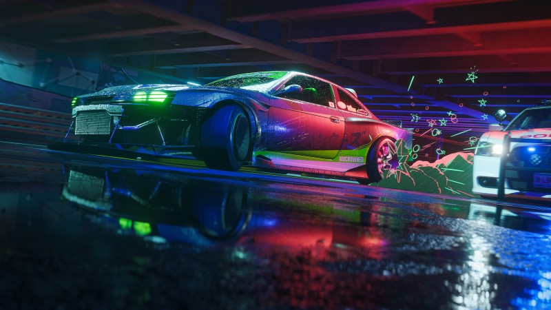 Need for Speed, Need for Speed Unbound, Car, Video Games, Reflection Wallpaper