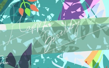 Nico Tina, Minimalism, Anime, Birthday Wallpaper