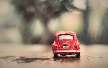 Toys, Car, Volkswagen, Rain Wallpaper