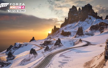 Forza Horizon 4, Video Games, Path, Snow, CGI Wallpaper