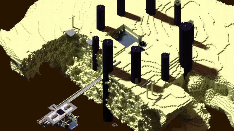 Minecraft, End Dimension, Video Games, Artwork Wallpaper