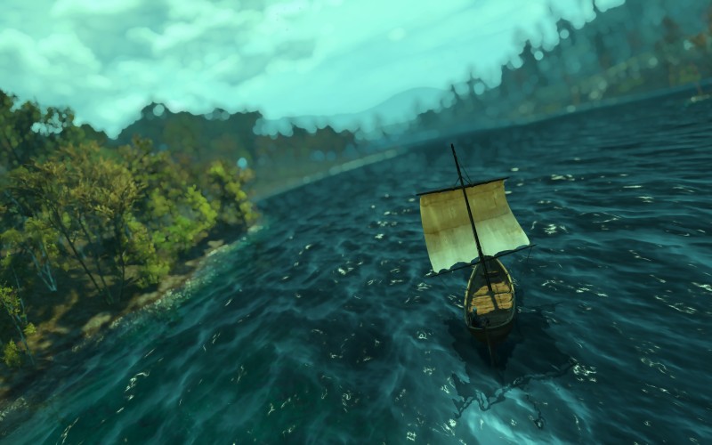 The Witcher 3, The Witcher, Sea, Boat, Nature Wallpaper