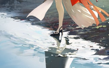 Genshin Impact, Artwork, Anime Girls, La Signora (Genshin Impact) Wallpaper