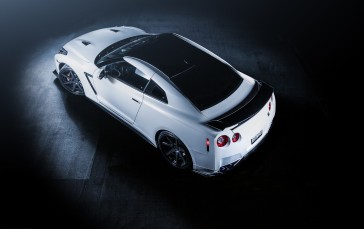 Car, Nissan GT-R, Simple Background, Licence Plates Wallpaper