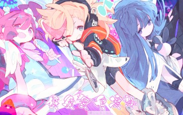 MuseDash, Anime Girls, Kawai (artist), Music, Colorful Wallpaper