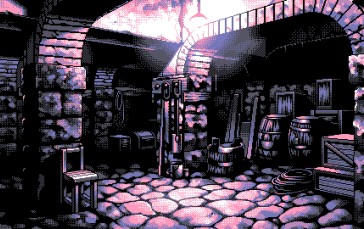 PC-98, Game CG, Pixel Art, Chambers, Barrels, Artwork Wallpaper