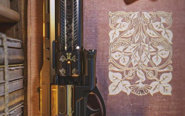 Gun, Destiny (video Game), Video Games, Top View, Logo Wallpaper