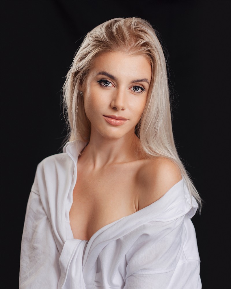 Jozef Kiss, Women, Blonde, Long Hair, White Clothing Wallpaper