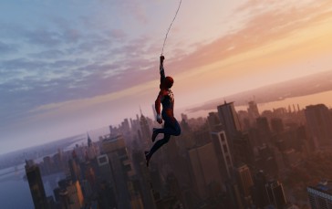 Peter Parker, Spider-Man, New York City, The Avengers, MCU Wallpaper