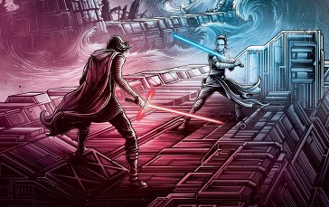 The Rise of the Skywalker, Star Wars, Comics, Lightsaber Wallpaper