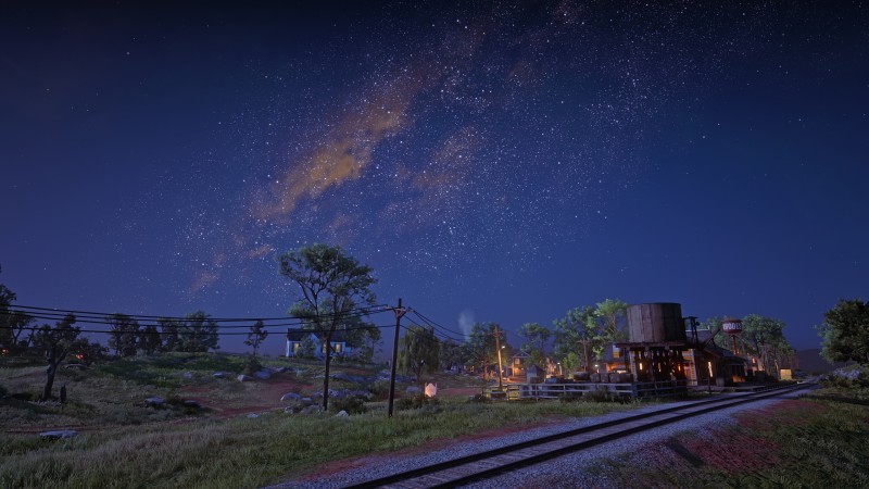 Red Dead Redemption 2, Rockstar Games, Video Games, Nature, Landscape, Night Sky Wallpaper