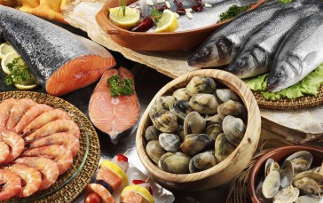 Food, Fish, Crabs, Mussels Wallpaper