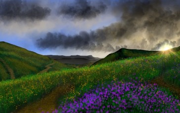Digital Painting, Digital Art, Landscape, Nature Wallpaper