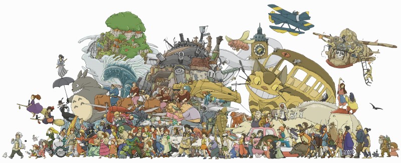 Miyazaki Hayao, Spirited Away, Princess Mononoke, Nausicaa of the Valley of the Wind Wallpaper