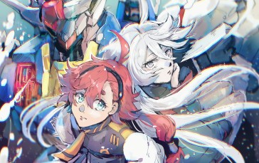 Anime, Anime Girls, Mobile Suit Gundam THE WITCH FROM MERCURY, Suletta Mercury Wallpaper
