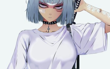 Anime Girls, Anime, White, White Background Wallpaper