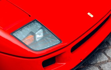 Car, Ferrari, Ferrari F40, Headlights Wallpaper