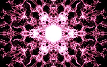 Symmetry, Lines, Pink Wallpaper