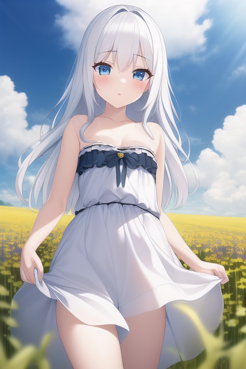 Anime, AI Art, Anime Girls, Flowerbomb Wallpaper
