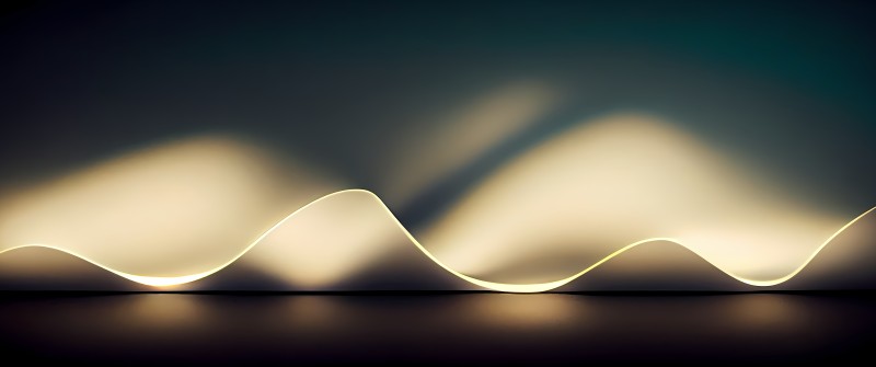 AI Art, Abstract, Minimalism, Ultrawide, Curved Wallpaper