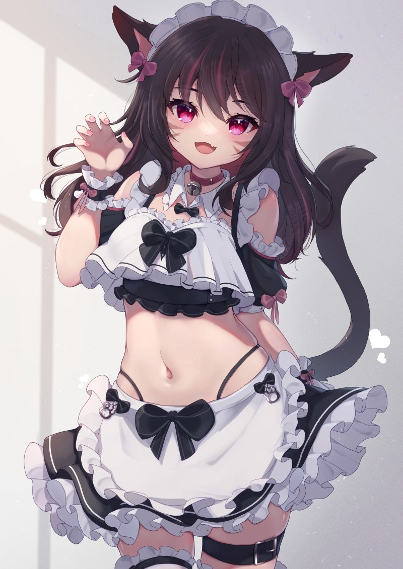 Animal Ears, Cat Girl, Maid, Anime Girls, Maid Outfit, Cat Ears Wallpaper