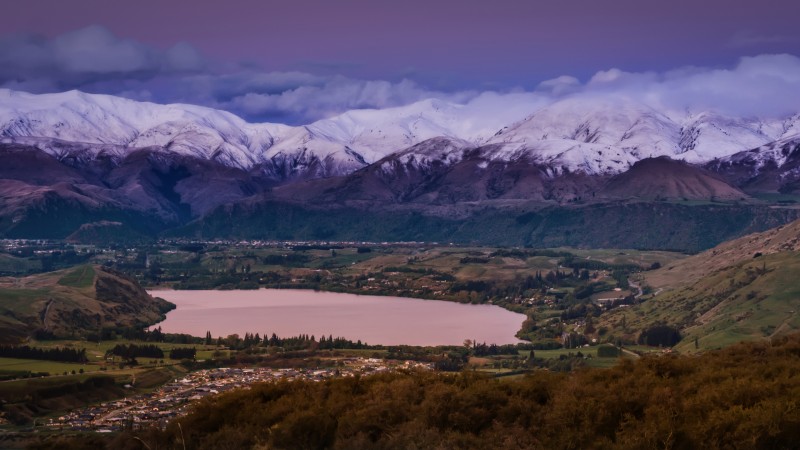 Landscape, 4K, Queenstown, New Zealand Wallpaper