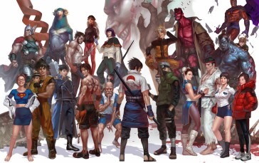 The Avengers, Dragon Ball, Naruto (anime), One Piece Wallpaper