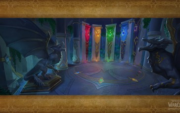 World of Warcraft, Dragonflight, Video Games, Video Game Art, Temple Wallpaper