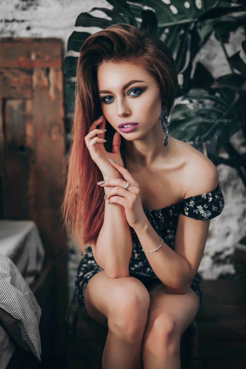 Anton Harisov, Women, Redhead, Makeup Wallpaper