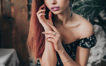 Anton Harisov, Women, Redhead, Makeup Wallpaper
