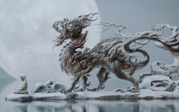 Artwork, Digital Art, Fantasy Art, Dragon, Creature Wallpaper
