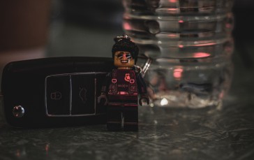 LEGO, Police, Action Figures, Dark Wallpaper