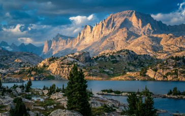 Wyoming, USA, Fremont Peak, Landscape Wallpaper