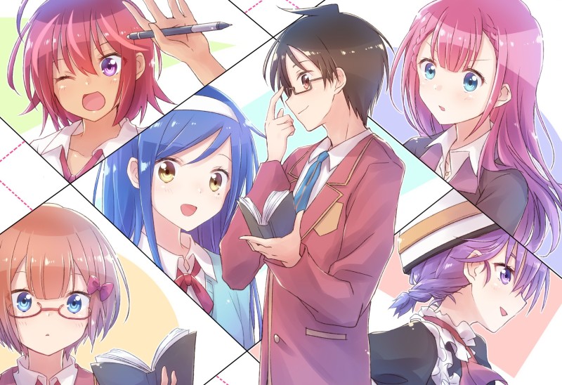 Anime, BokuBen, Anime Boys, Anime Girls, Pens Wallpaper