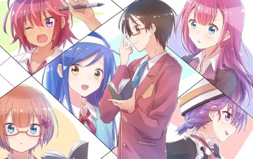 Anime, BokuBen, Anime Boys, Anime Girls, Pens Wallpaper