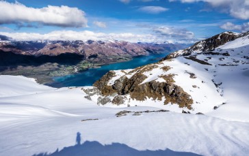 Landscape, 4K, Queenstown, New Zealand, Snow Wallpaper