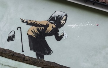 Wall, Graffiti, Urban, Artwork, Banksy Wallpaper