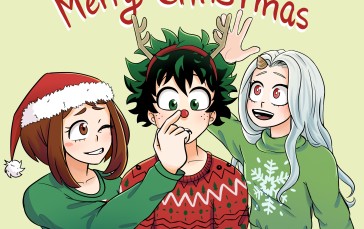 Manga, Christmas, Boku No Hero Academia, Anime Boys Wallpaper